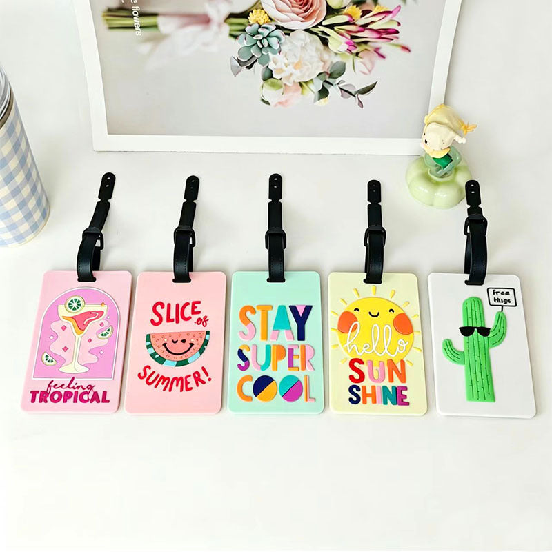 Unisex Tropical-Themed Luggage Identifier Bowlift