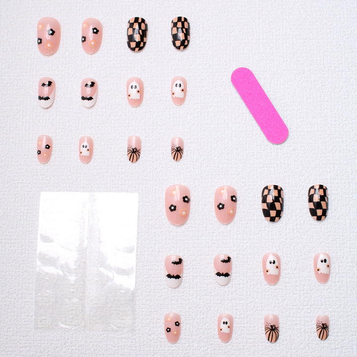 Halloween-Themed Press-On Nail Art Bowlift 1787370325