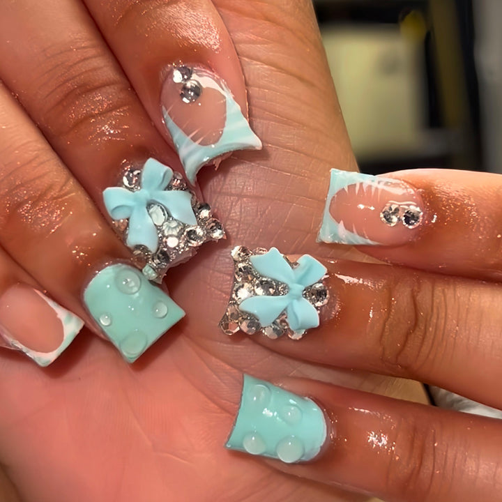 Decorative Bling Nail Enhancements Bowlift