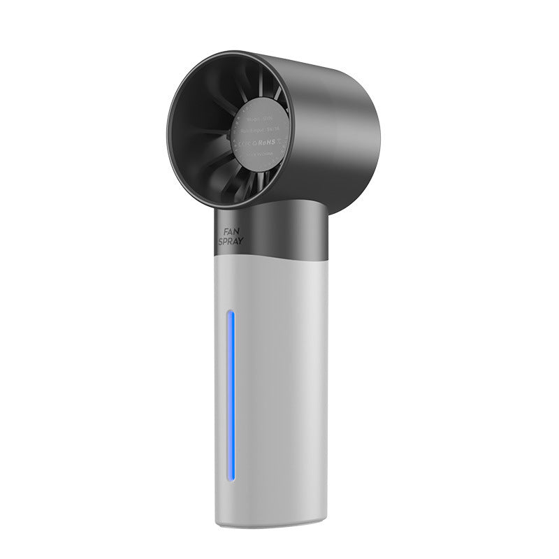 Portable Cooling Fan with Mist Spray Feature Bowlift