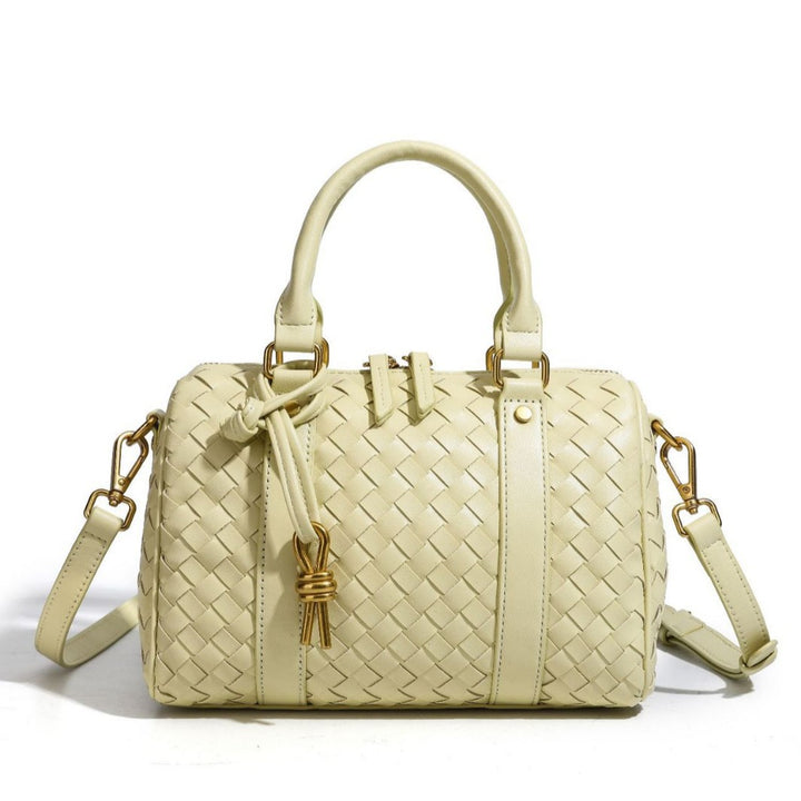 Elegant Braided Handbag Bowlift