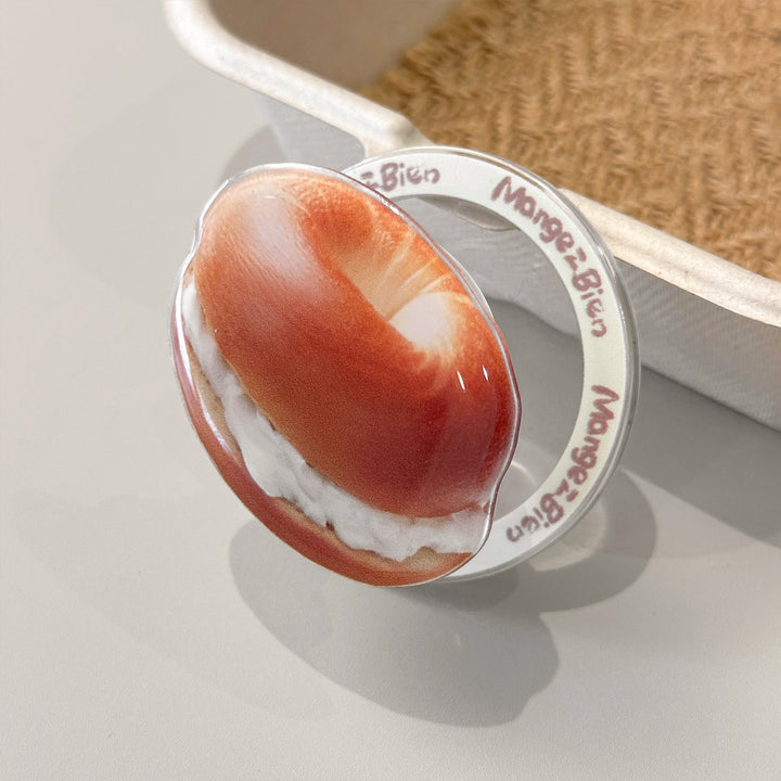 Bagel-shaped coffee cup coasters Bowlift