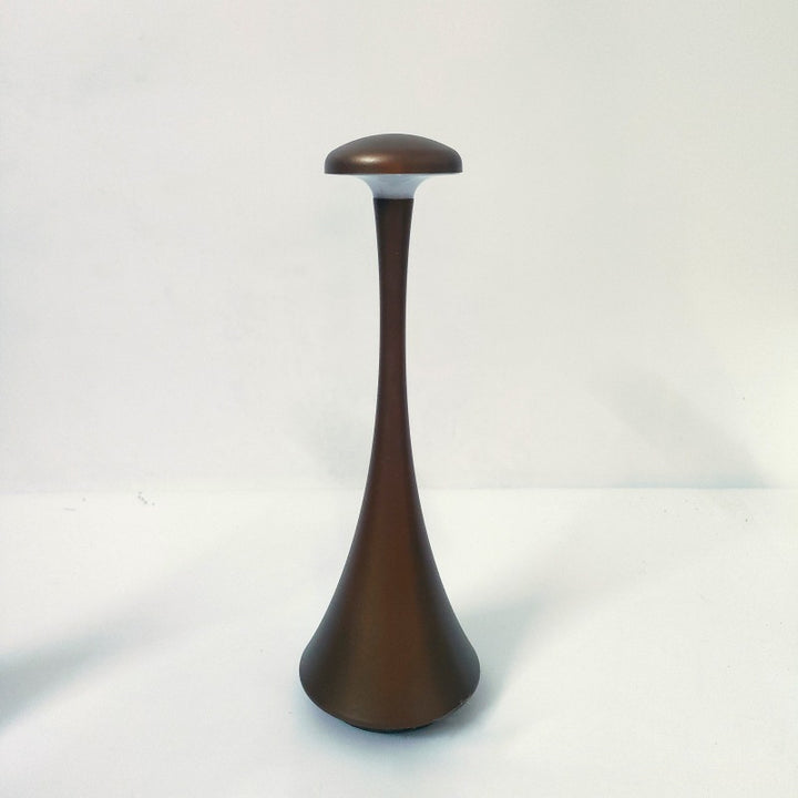 Compact rechargeable touch LED ambient desk lamp with flexible stem Bowlift