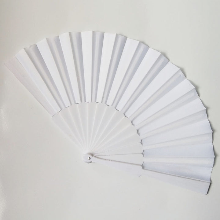 Ladies elegant hand fan made of high-quality paper and natural materials Bowlift