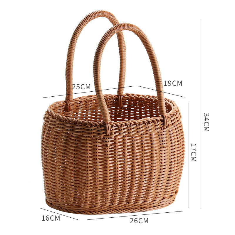 Woven Storage Basket Bowlift