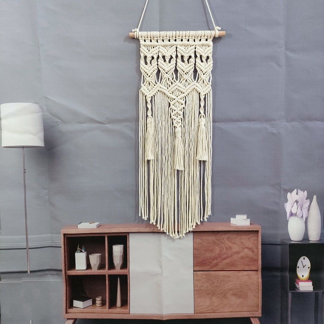 Bohemian Macrame Wall Tapestry Bowlift