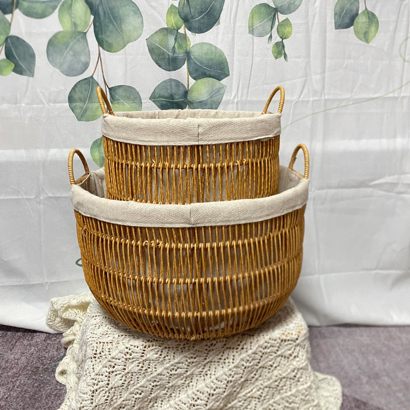 Multi-Purpose Woven Storage Basket Bowlift