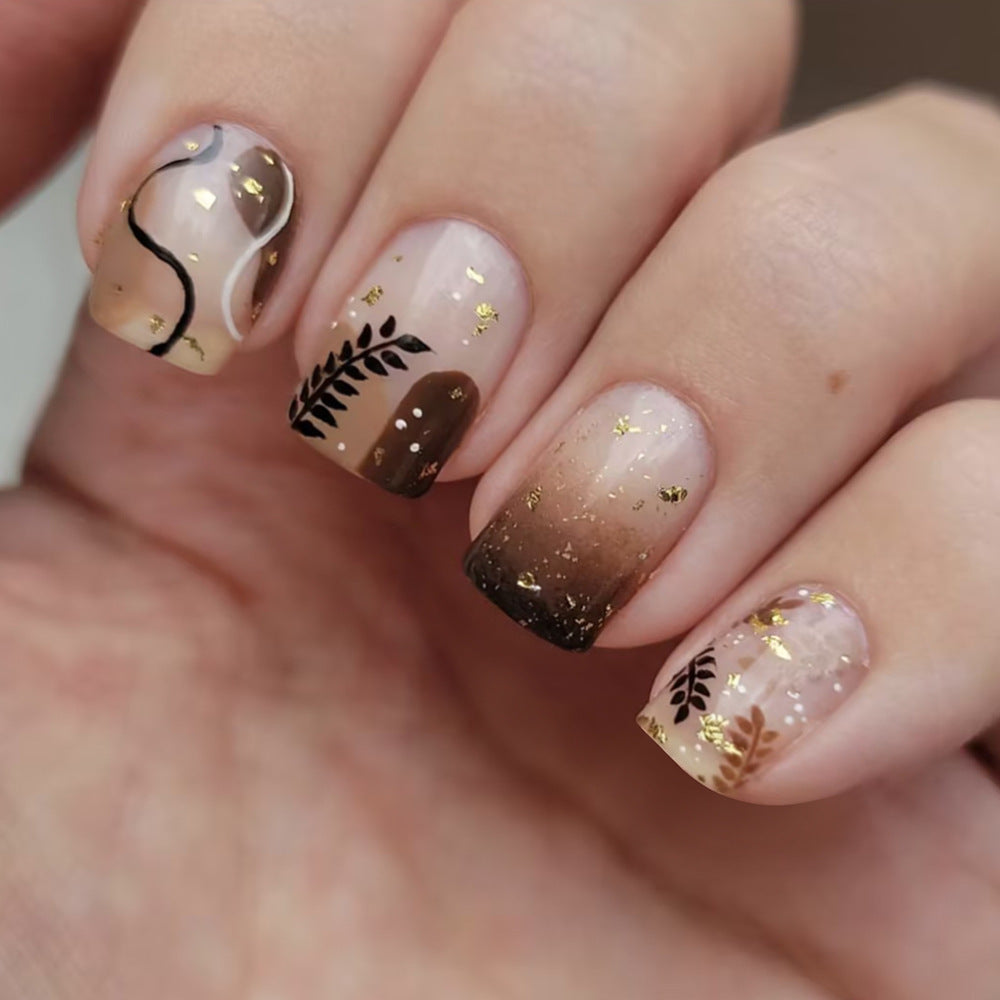 Artistic Press-On Nail Art Set Bowlift