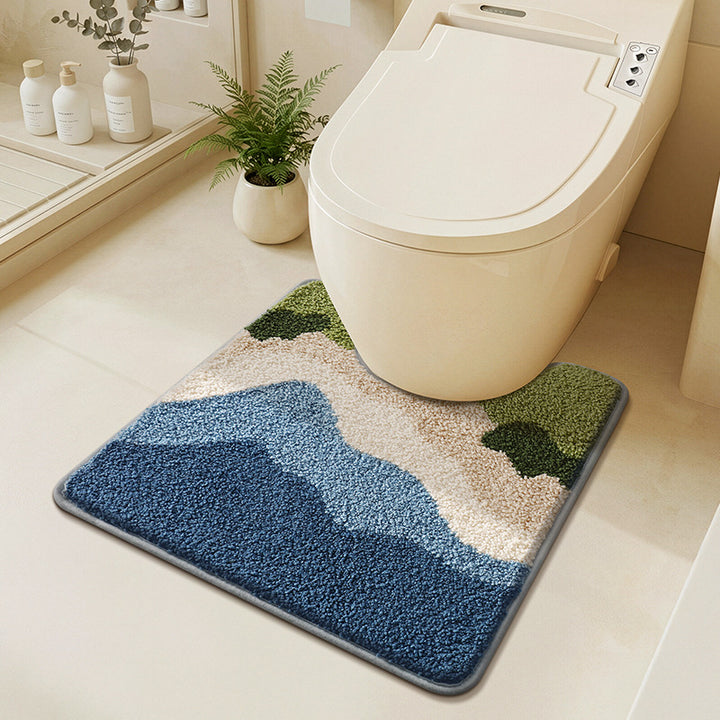Unisex Plush Bath Mat Bowlift