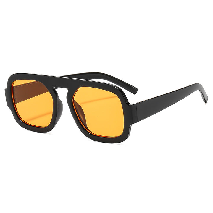 Men's Bold Retro-Inspired Square Sunglasses Bowlift