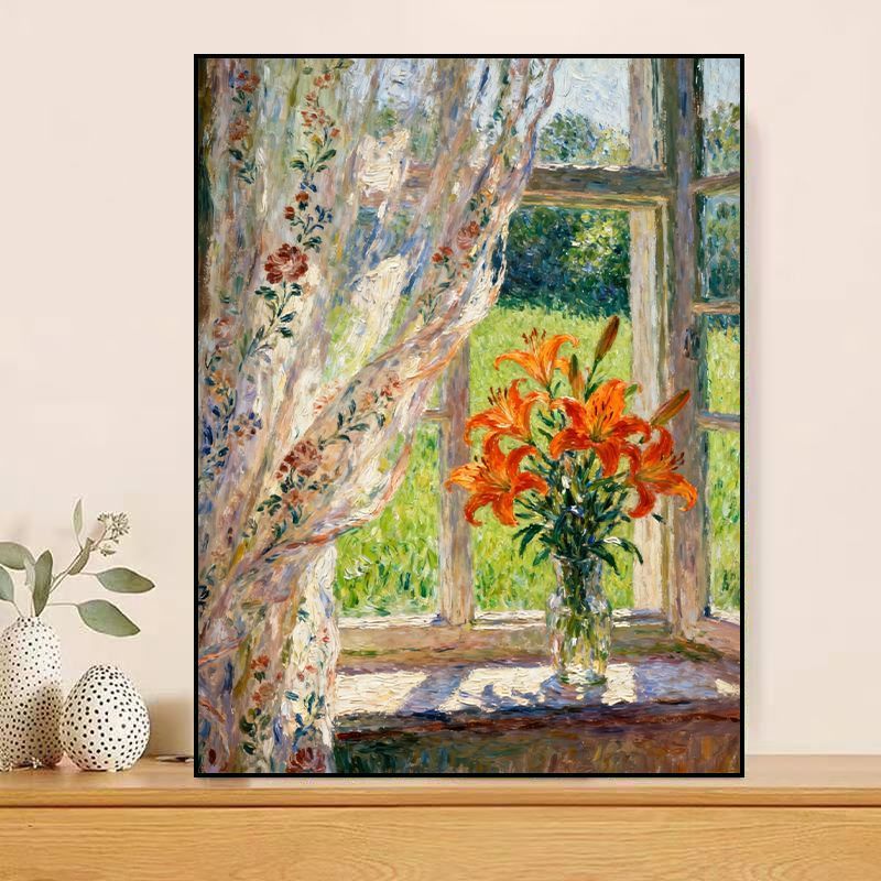Vintage Floral Canvas Art Print Bowlift