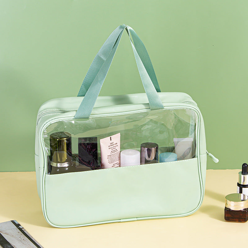 Cosmetic bag with transparent compartments Bowlift