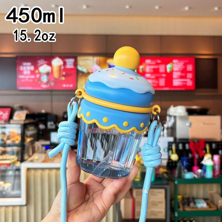 Women creative Cupcake water bottle Bowlift