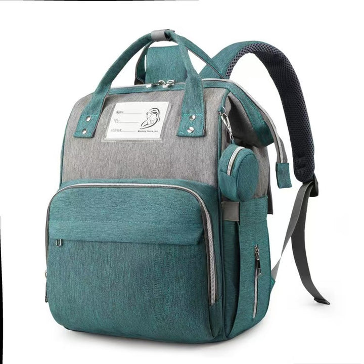 Multi-Compartment Functional Diaper Backpack Bowlift