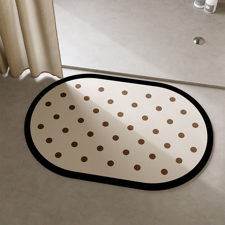 Playful Cat-Themed Bath Mat Bowlift