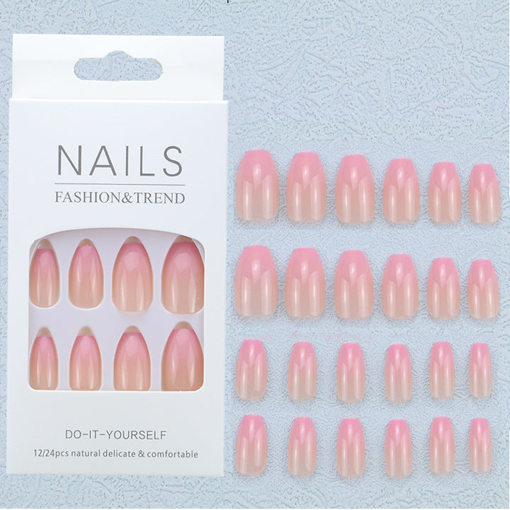 Artistic Graphic Press-On Nail Set Bowlift