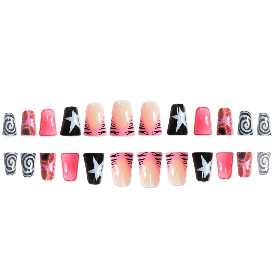 Artistic Abstract Nail Wraps Bowlift