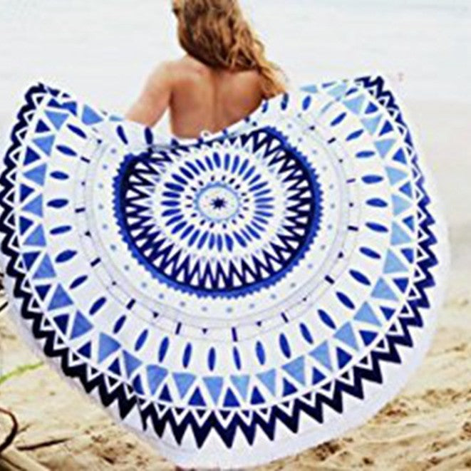 Beach towel in funny Hamburger design Bowlift
