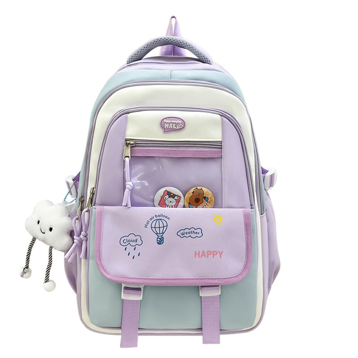 Whimsical Character Design School Backpack Bowlift