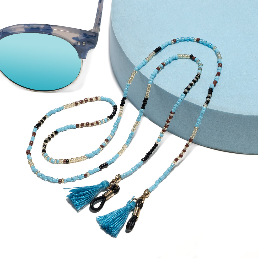Designer Eyewear with Beaded Holder Bowlift