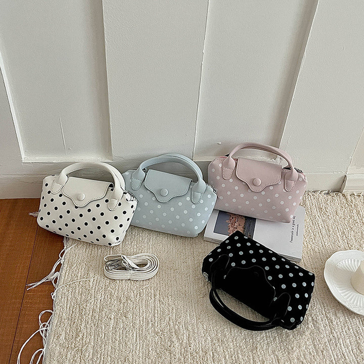 WoStylish Polka Dot Handheld Bag Bowlift