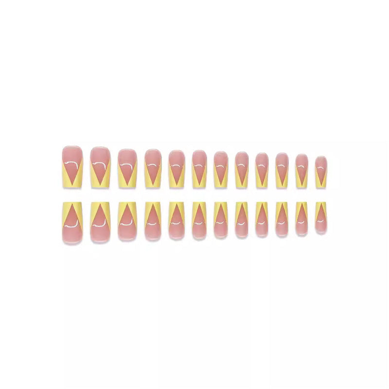 Geometric Nail Art Design Bowlift