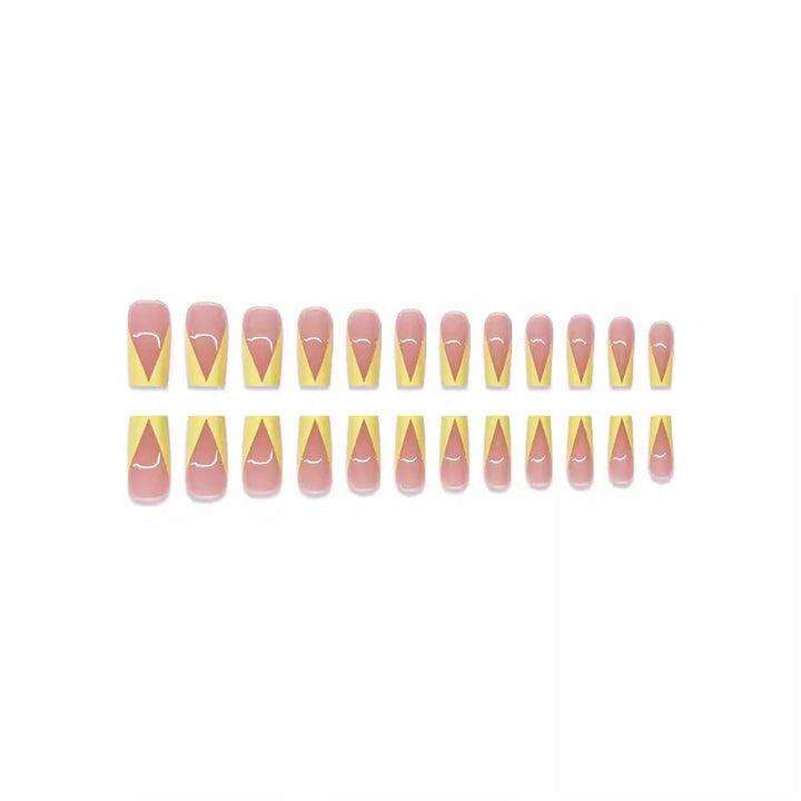 Geometric Nail Art Design Bowlift