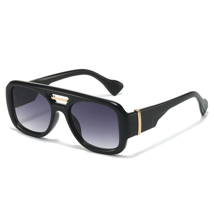Contemporary Oversized Rectangle Sunglasses Bowlift