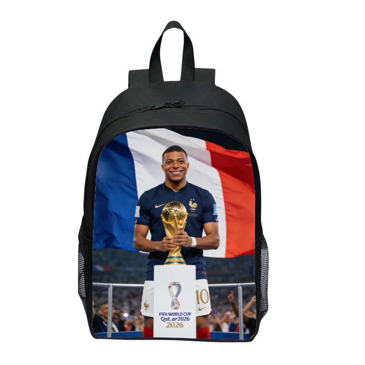 Sporty backpack with Wm trophy design Bowlift