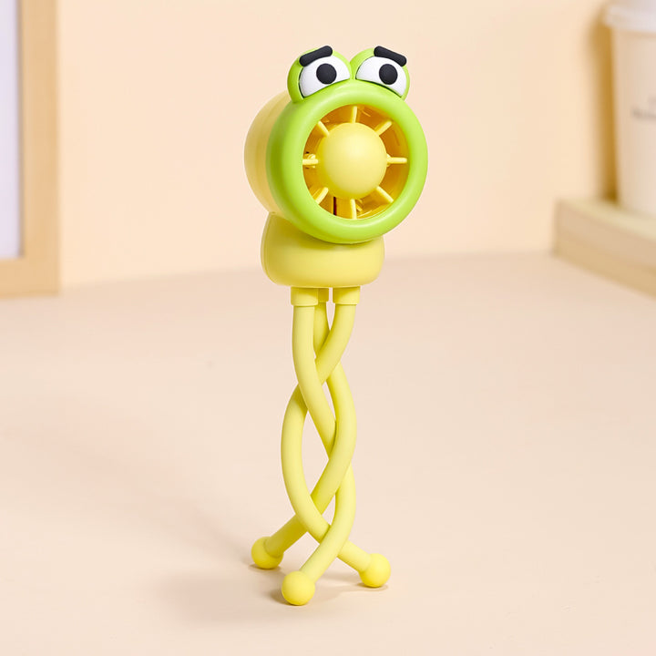 Playful Character Desktop Fan Bowlift