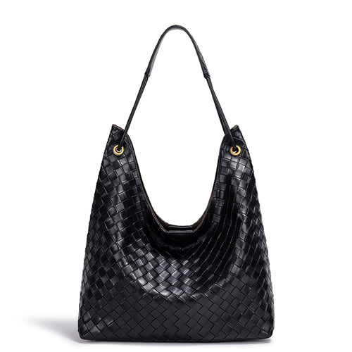 Stylish Woven Hobo Handbag Bowlift