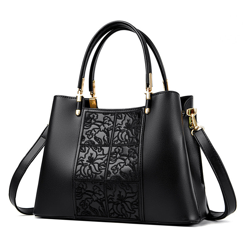Elegant Embroidered Handbag Bowlift