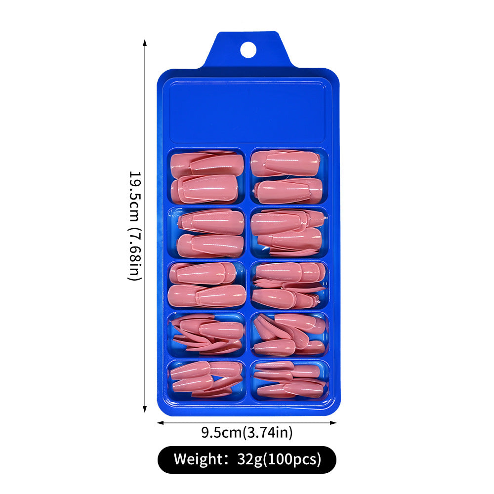 Luxurious Long Dual-Shape False Nail Set Bowlift