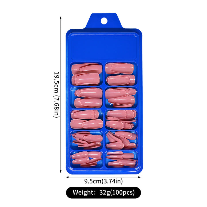 Luxurious Long Dual-Shape False Nail Set Bowlift
