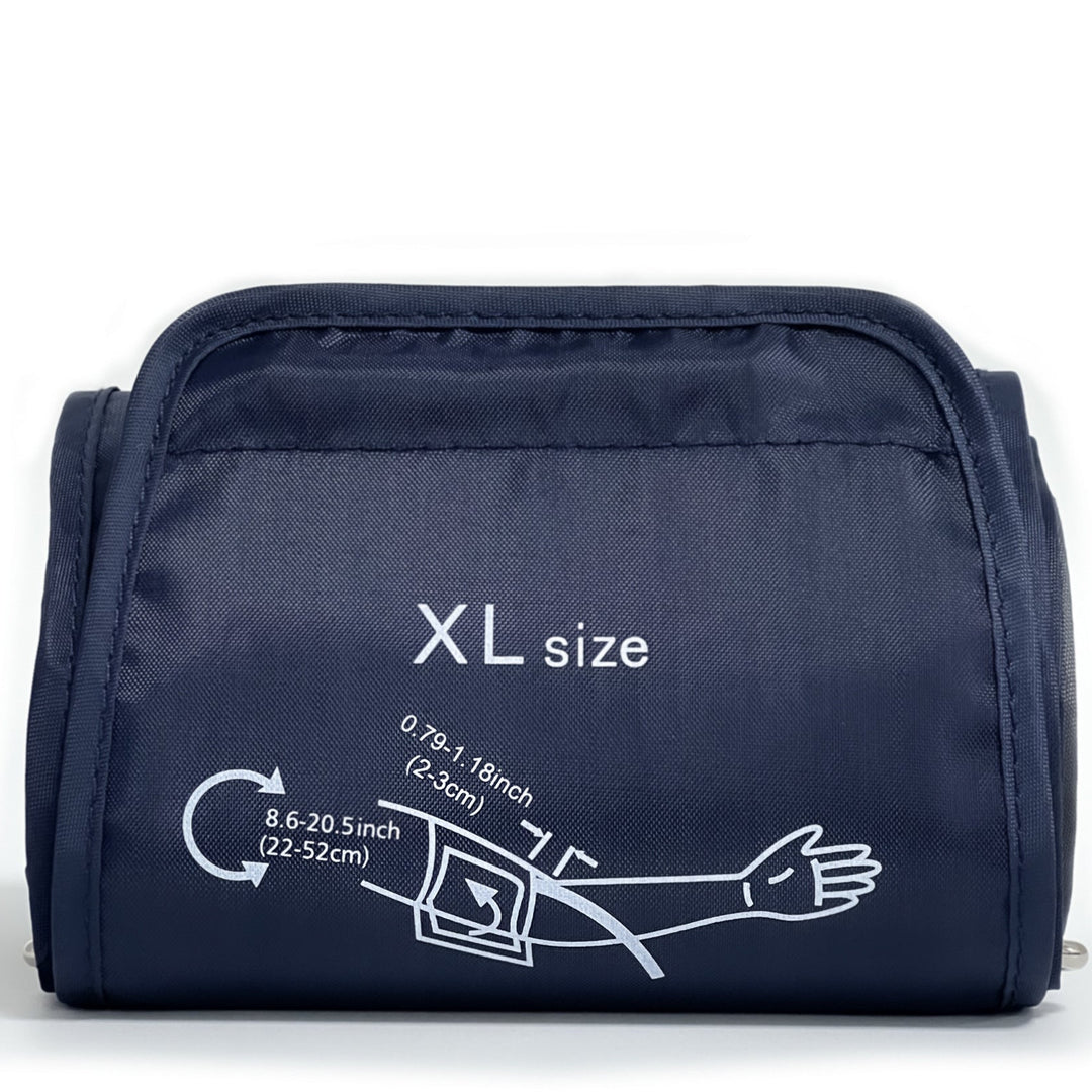 Adjustable adult upper-arm blood pressure cuff with latex free durable nylon sleeve Bowlift
