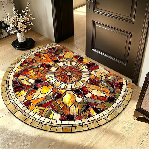 Artistic Mosaic Round Rug
