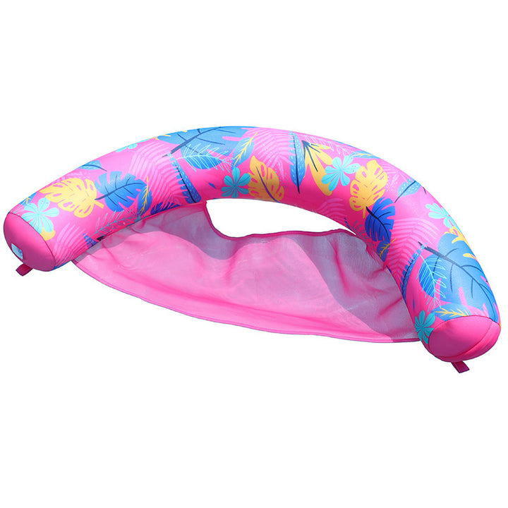 Women's Inflatable Swimming Lounge with Net Support Bowlift