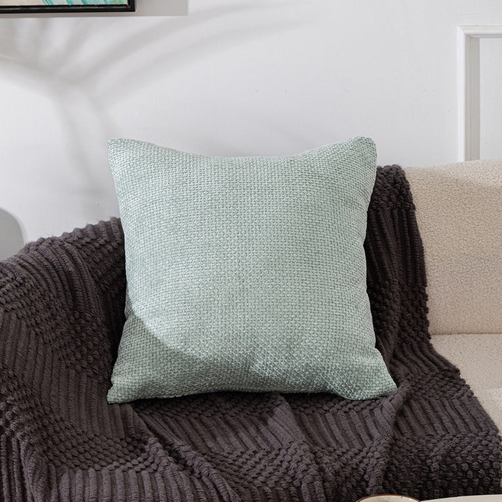 Textured Cozy Knit Throw Pillow