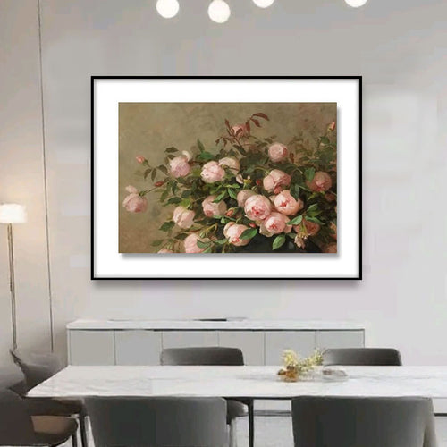 Vintage Flower Canvas Wall Art