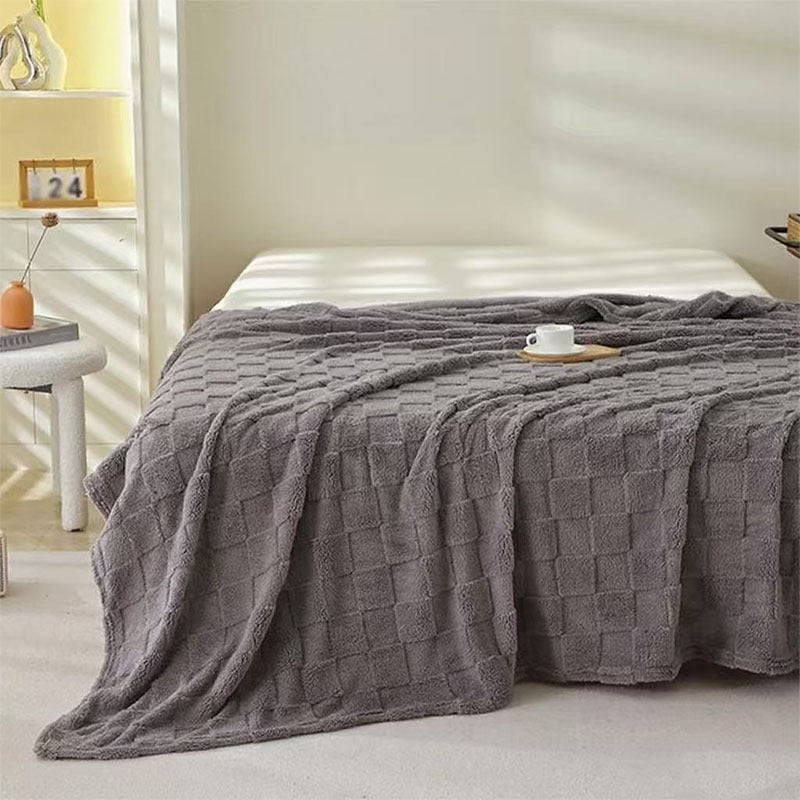 Women Soft and Breathable Plaid Blanket Bowlift
