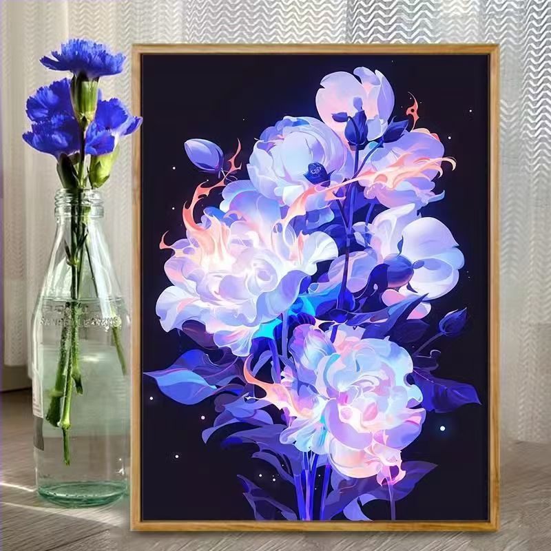 Floral Fantasy Illustration Art Print Bowlift