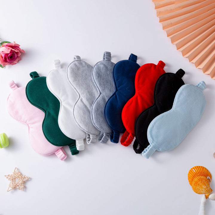Women's lightweight cotton sleep mask with ergonomic padding and elastic comfort band Bowlift