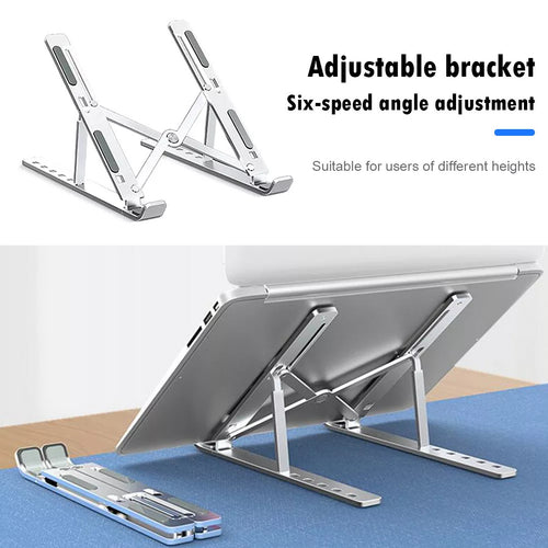 Unisex Height Adjustable Laptop Stand with Stable Construction Bowlift