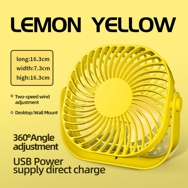Unisex Adjustable USB Desktop Fan Bowlift