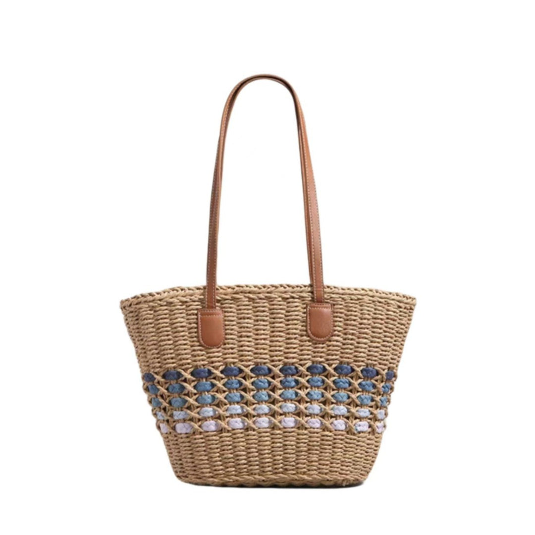 Handbag Made of High-Quality Woven Material Bowlift