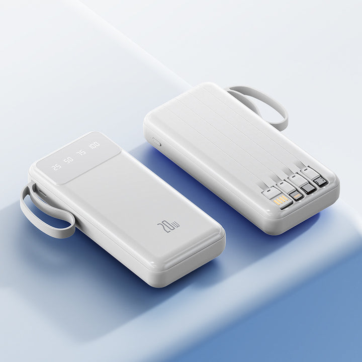 Portable fast charging power bank with LED display Bowlift