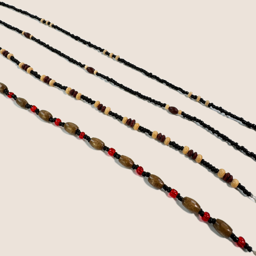 Beaded Eyewear Retainer Chain Bowlift