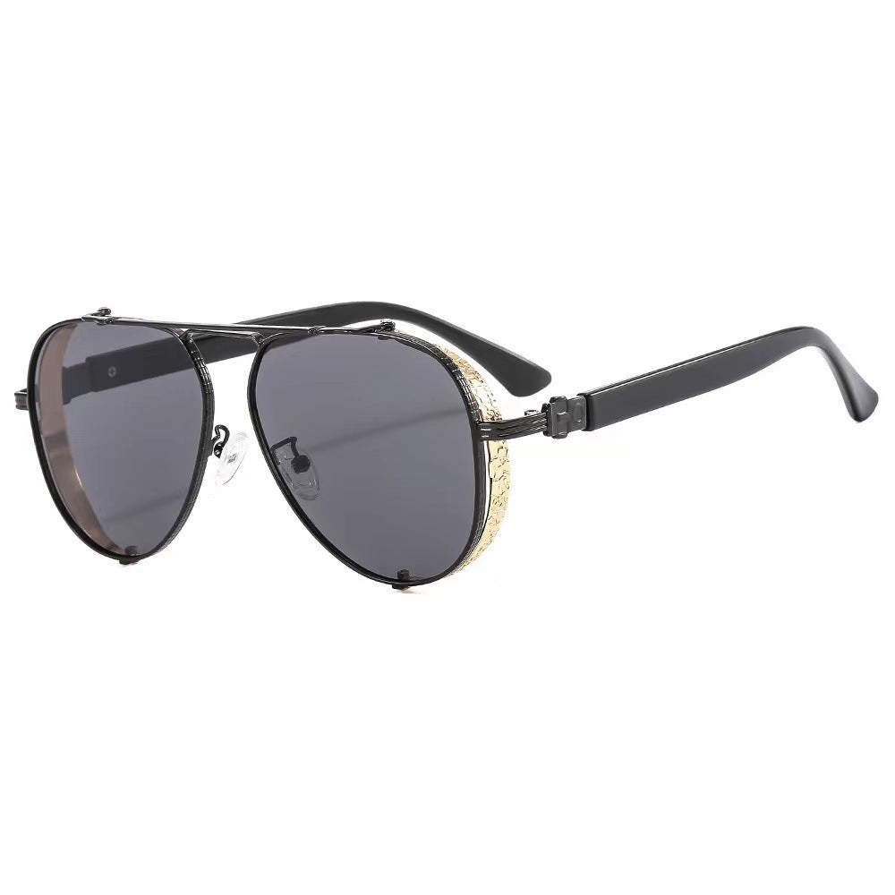 Women's fashionable sunglasses with innovative retro-futuristic design Bowlift