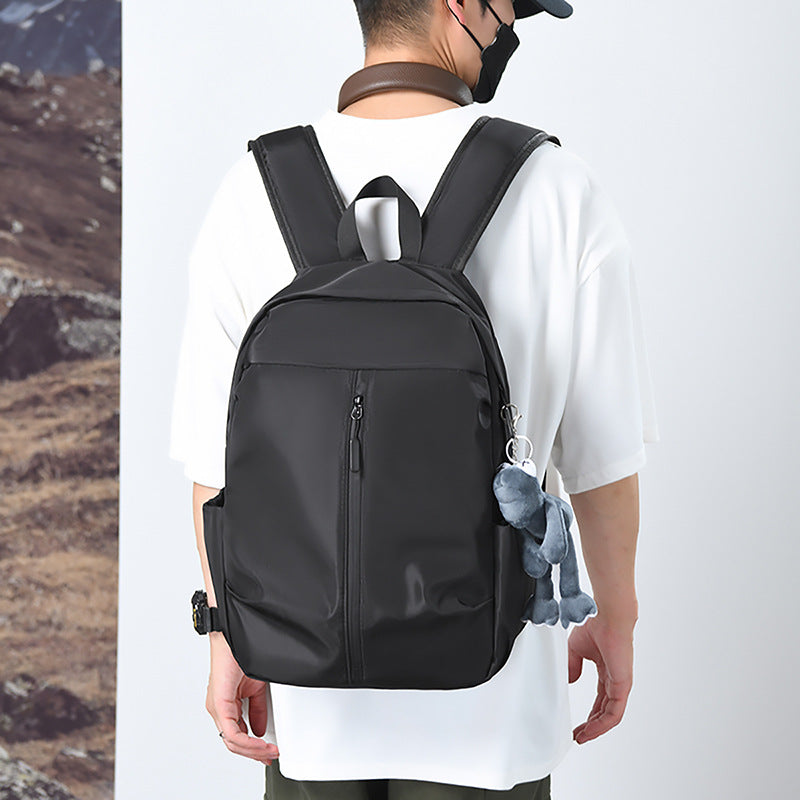 Multifunctional Backpack with Animal Pendant Bowlift