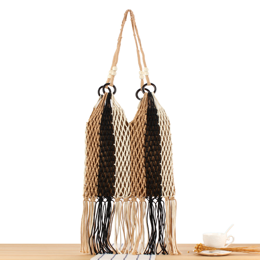 Elegant Macrame Handbag Bowlift